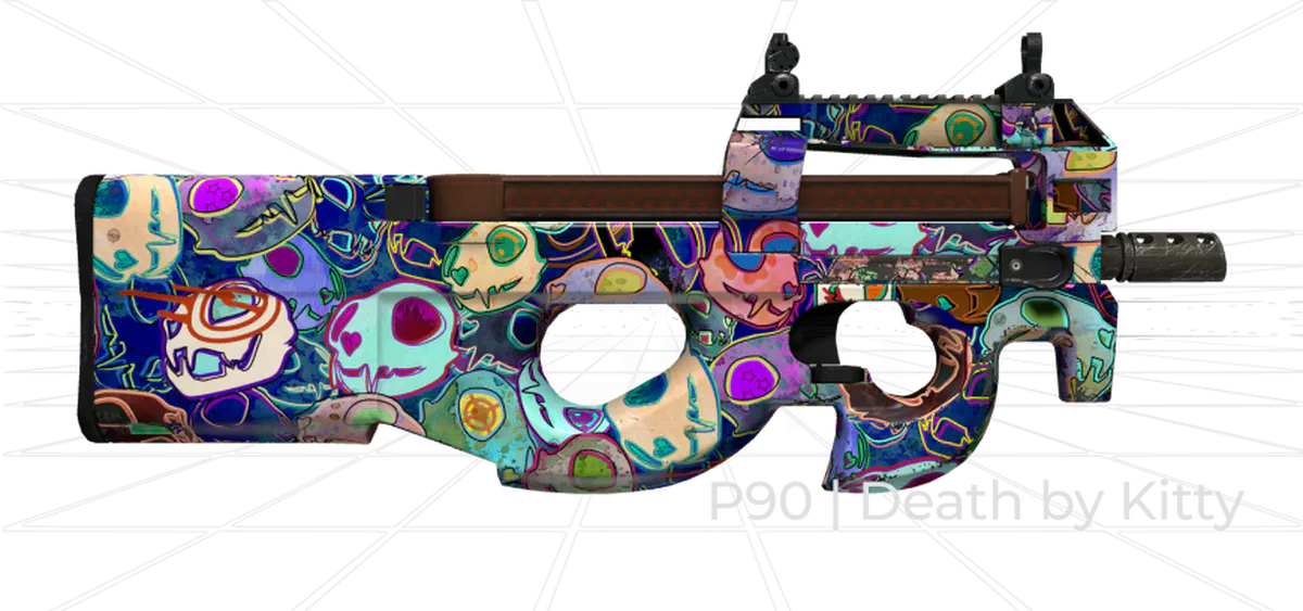 P90 Death by Kitty Skin