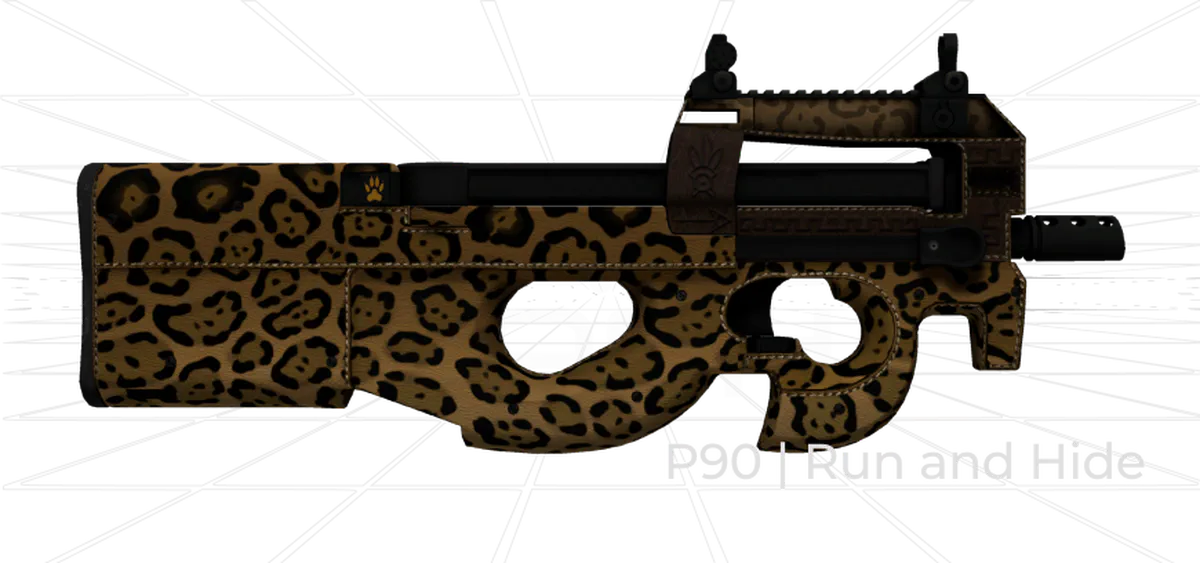 P90 Run and Hide Skin
