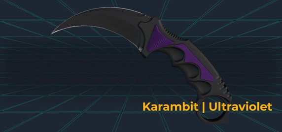 Karambit Ultraviolett CSGO