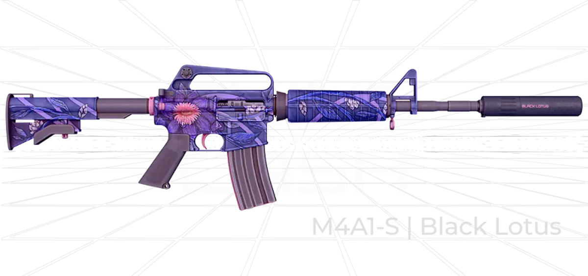 M4A1-S Black Lotus