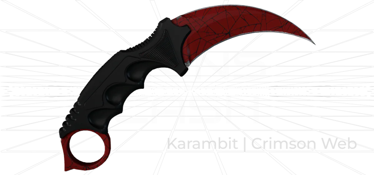 Karambit Crimson Web
