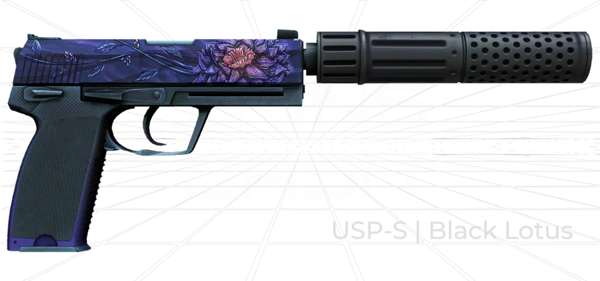 USP-S Black Lotus CS2 skin
