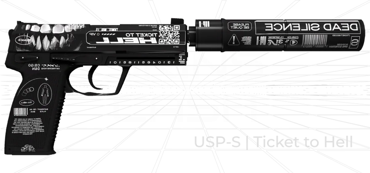 USP-S Ticket to Hell CS2 skin