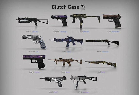 The weapon from CS:GO Clutch Case