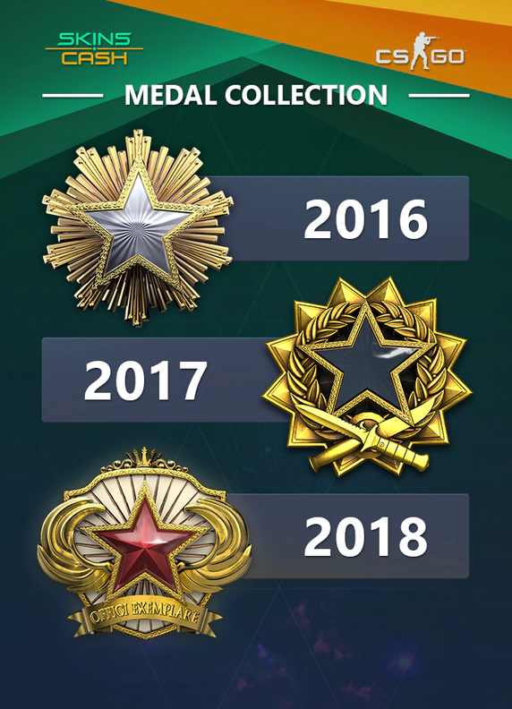 Medal Collection in CS:GO 