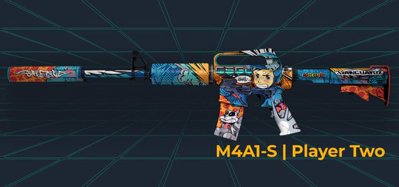 M4A1-S _ Player Two skin