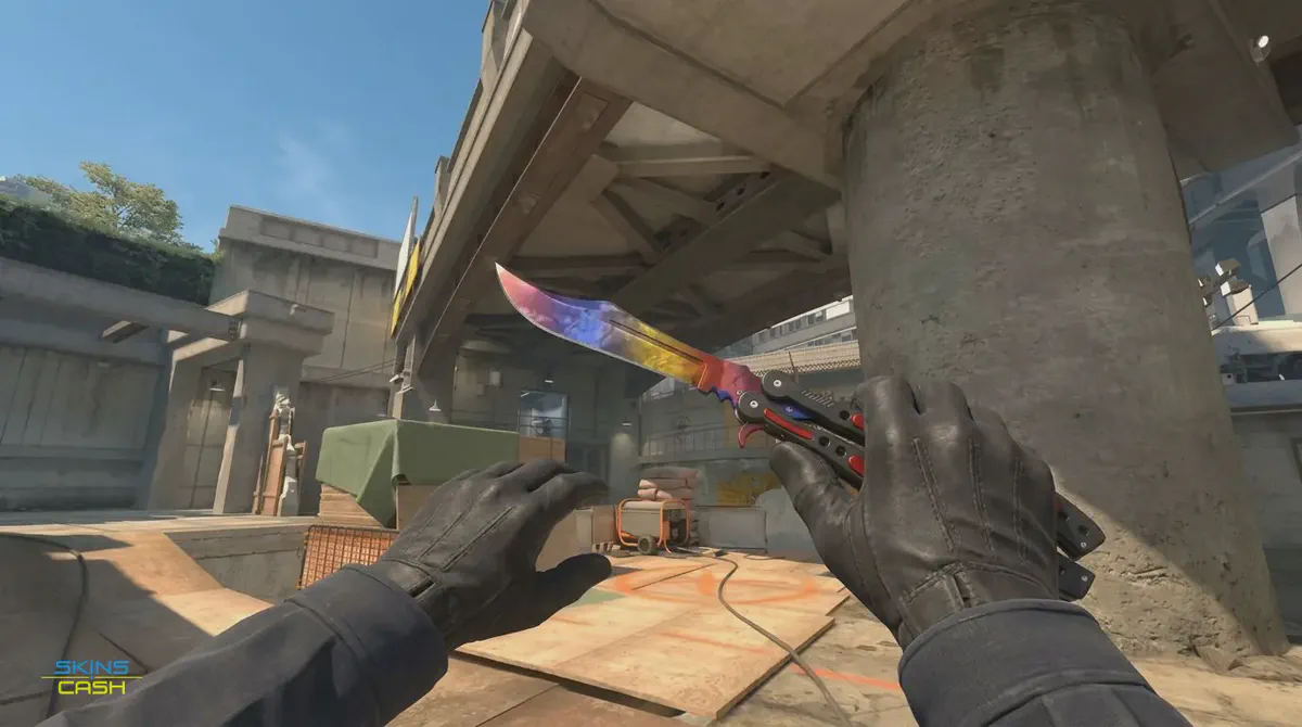 Butterfly Knife Marble Fade CS2 skin