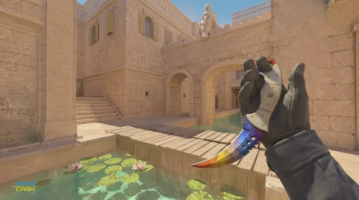 Talon Knife Marble Fade CS2 skin