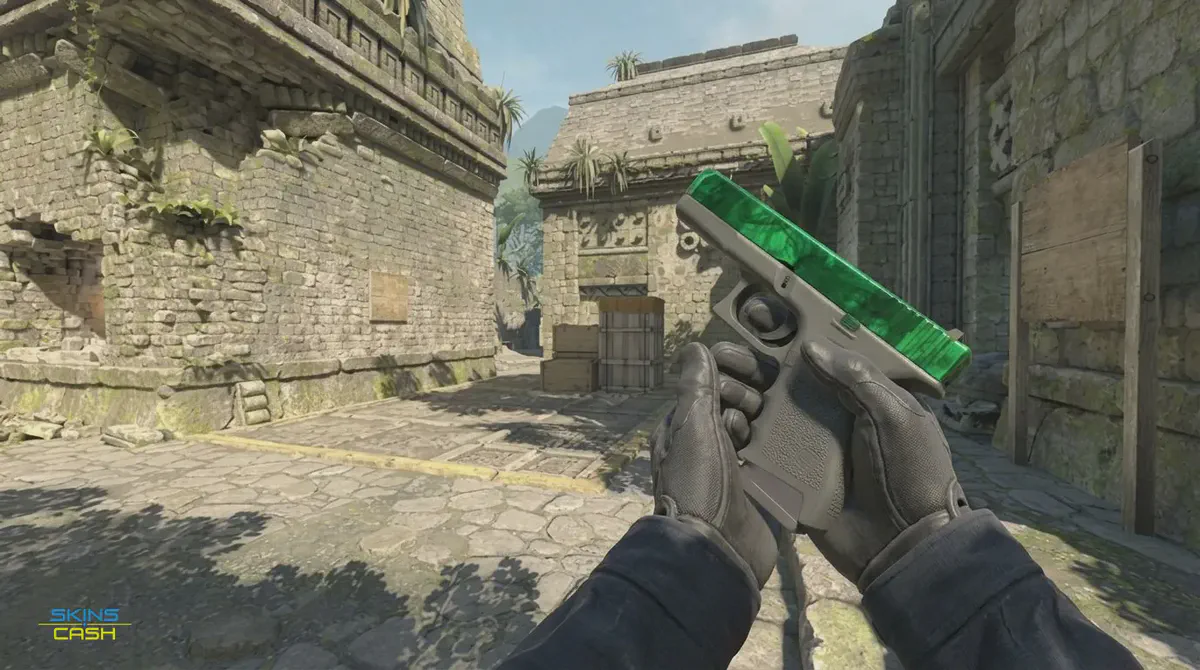 Glock-18 Gamma Doppler Emerald CS2 skin