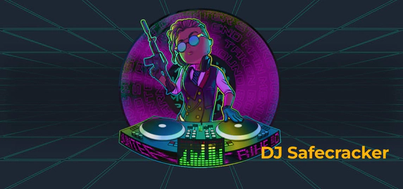 DJ Safecracker sticker