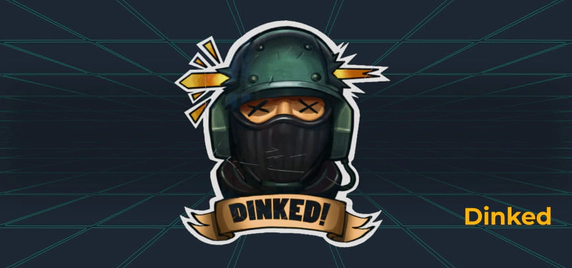 Dinked sticker