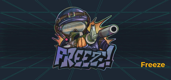 Freeze sticker