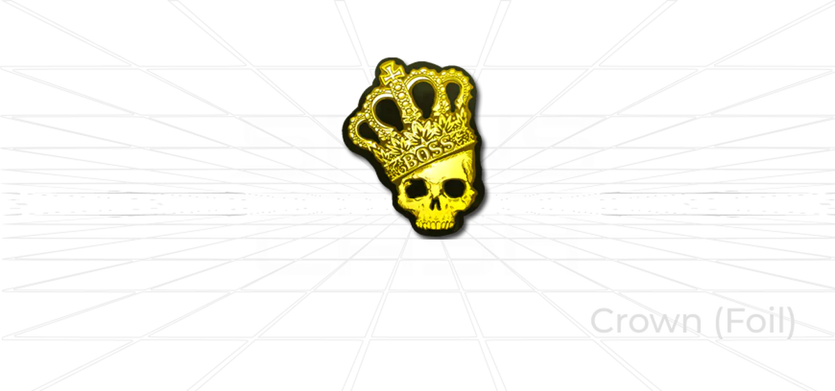 Crown Foil CS2 sticker