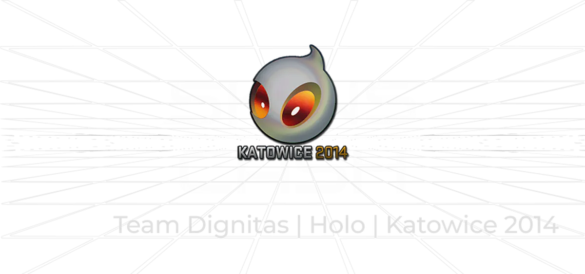 Team Dignitas Holo Katowice 2014 CS2 sticker