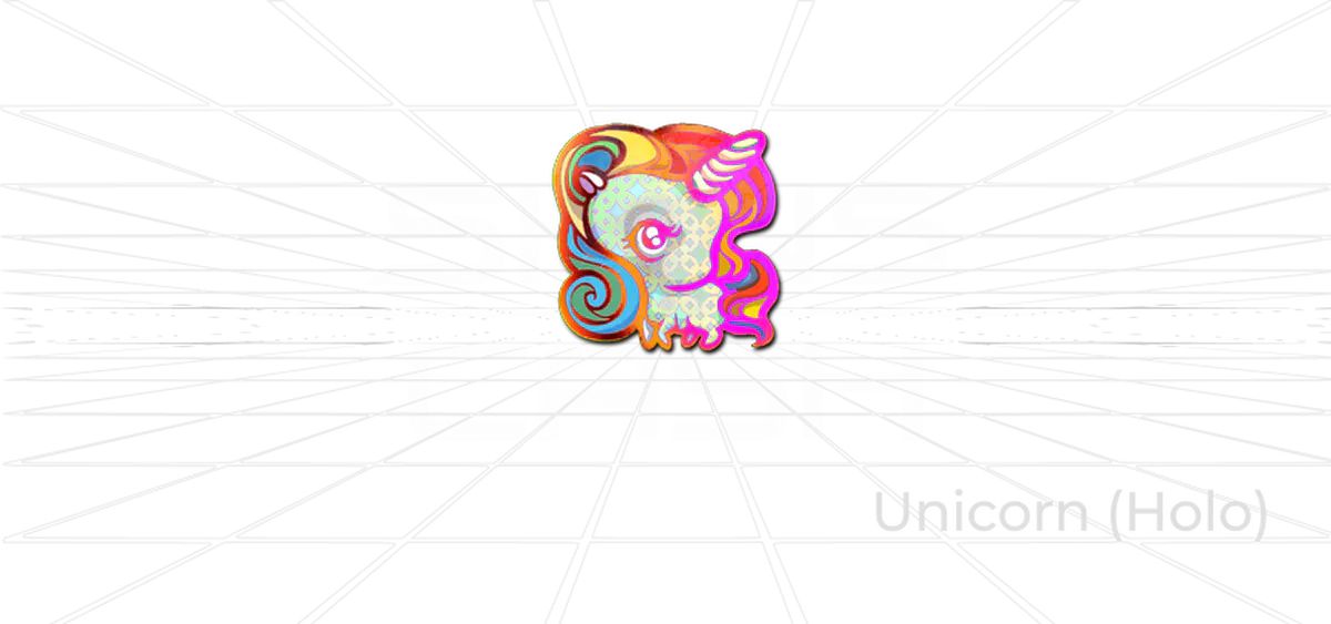 Unicorn Holo CS2 sticker
