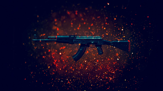 CS GO wallpaper HD AK-47 Red Line