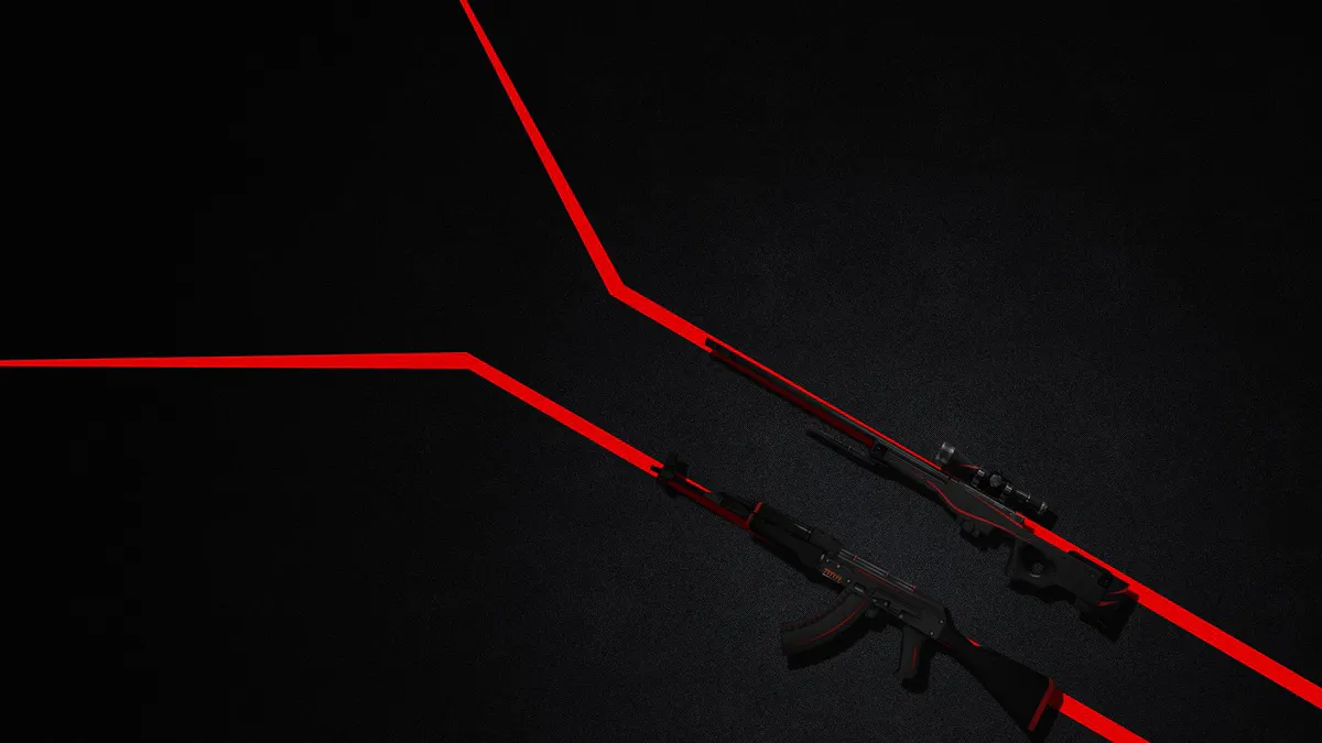 CS GO wallpapers red line fam