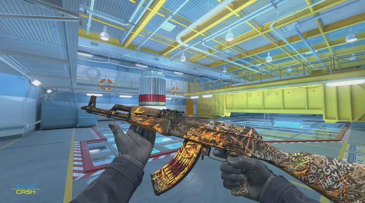 AK-47 Searing Rage CS2 skin