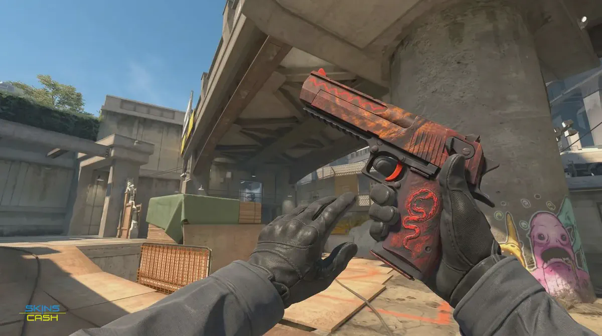 Desert Eagle Serpent Strike CS2 skin