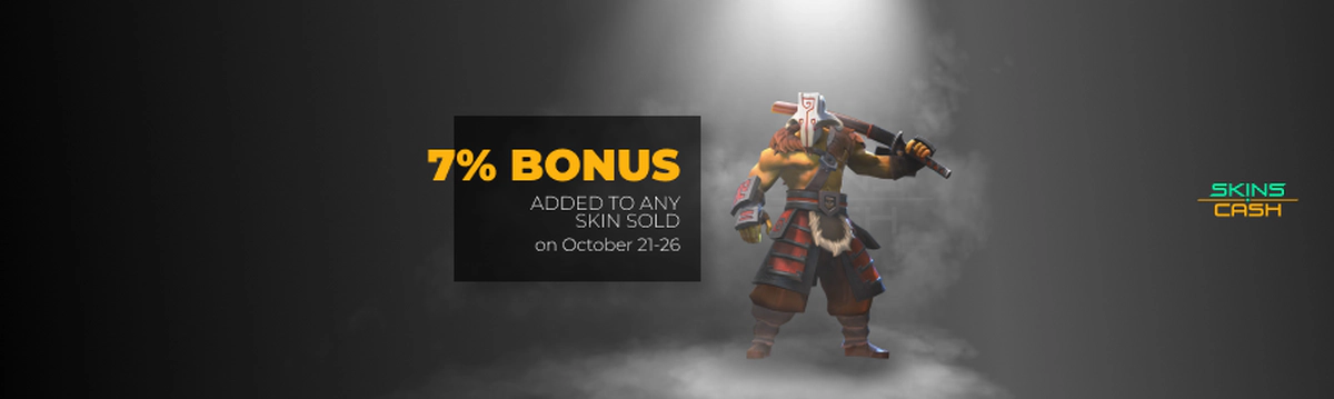 Get +7% Bonus For Each Skin