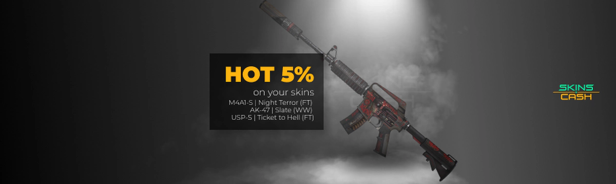 New hot +5% for your skins