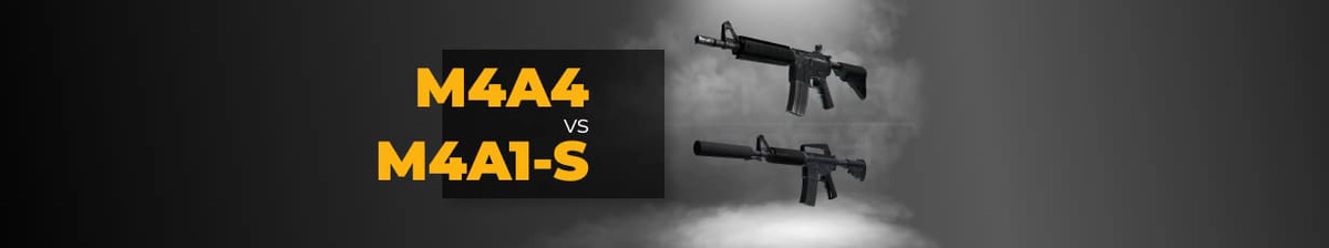M4A4 vs M4A1-S Skins in CS2