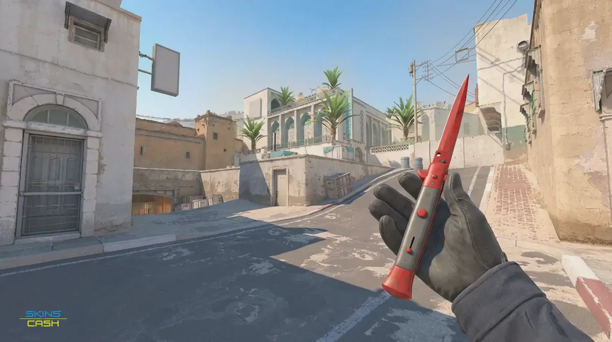 ★ Stiletto Knife | Crimson Web CS2 skin