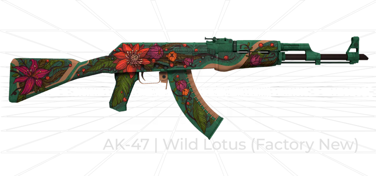 AK-47 Wild Lotus CS2 skin