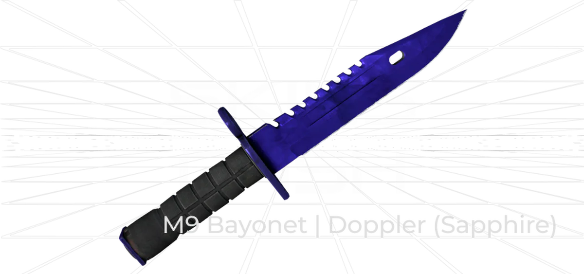 M9 Bayonet Doppler Sapphire CS2 skin