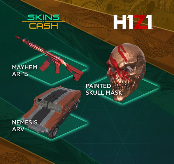 most popular h1z1 items on skins.cash
