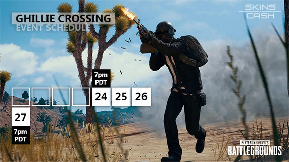 New PUBG event – Ghillie Crossing