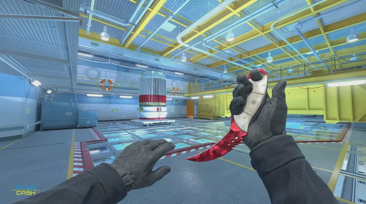 ★ Talon Knife | Doppler Ruby CS2 skin