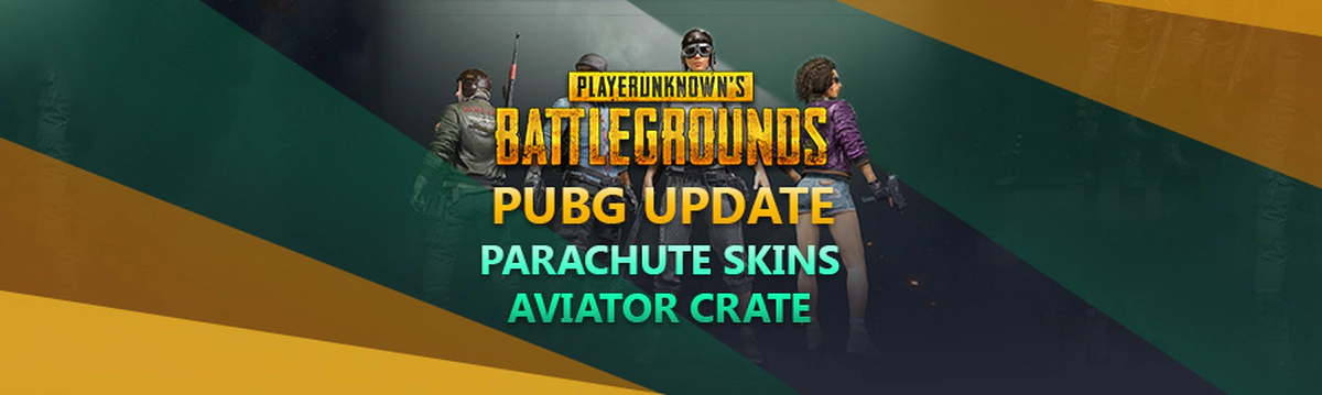 PUBG Update #13: Parachute Skins, Aviator Crate