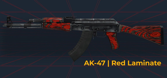 AK-47 _ Laminado rojo