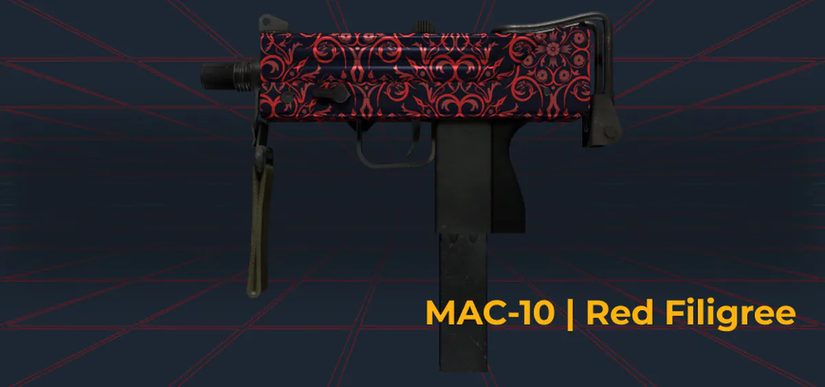 MAK-10 _ Red Filigree