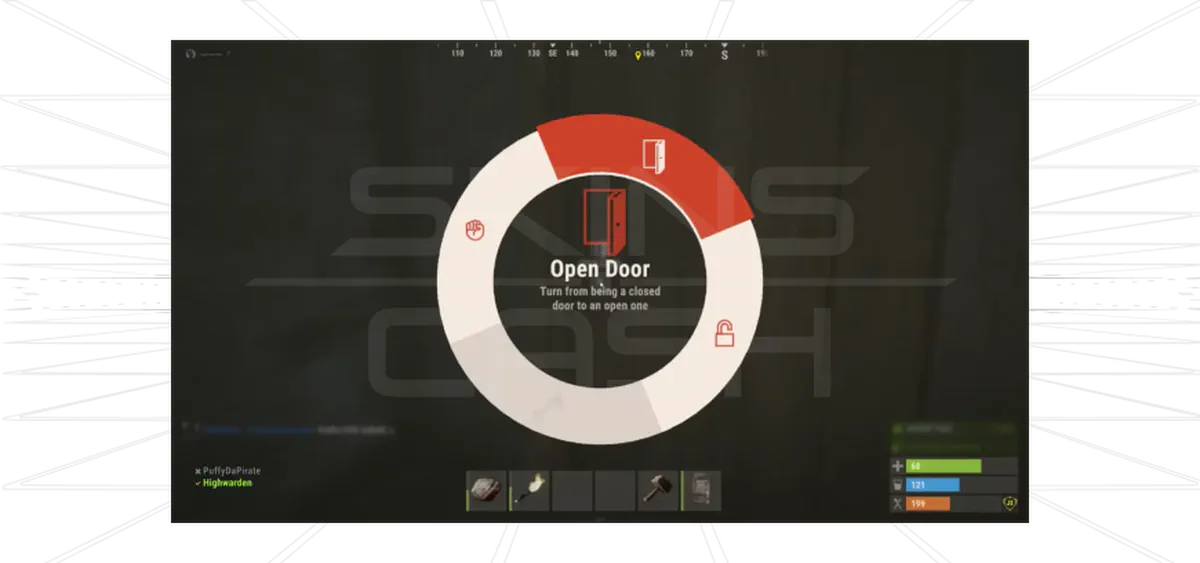removing door in rust