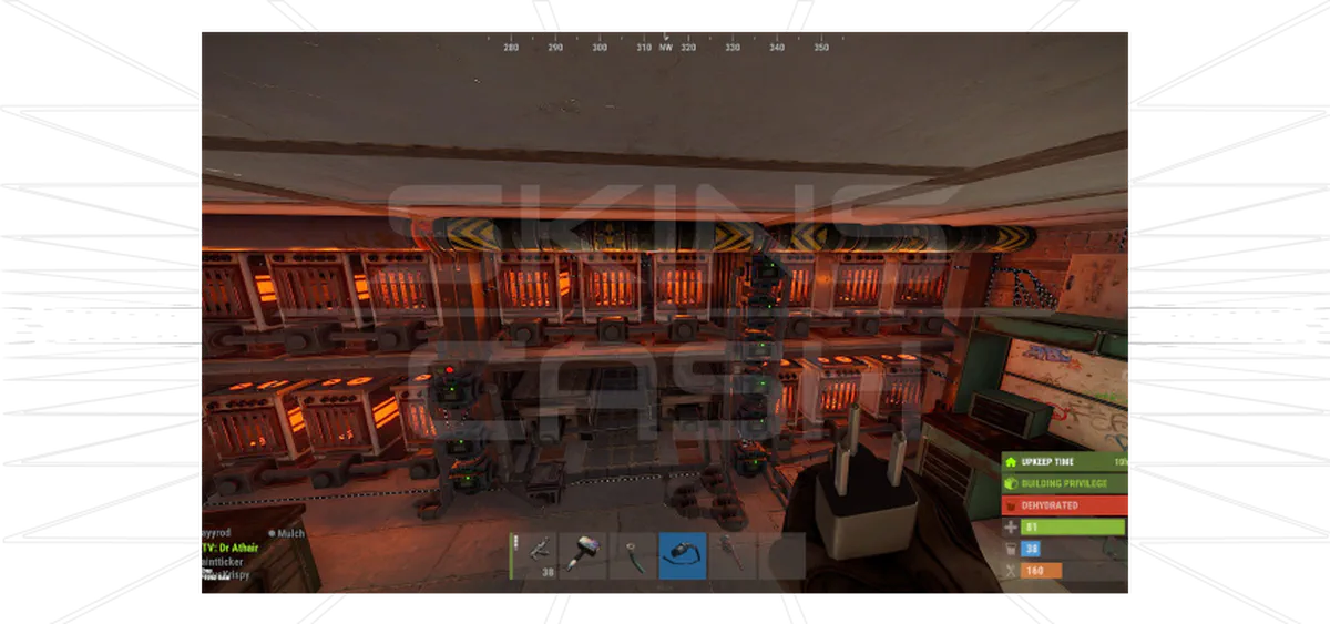 electric furnace in rust