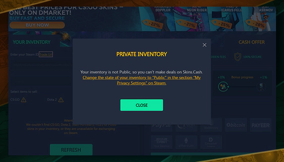 skins.cash private inventory