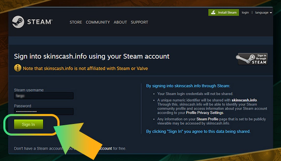 steam login