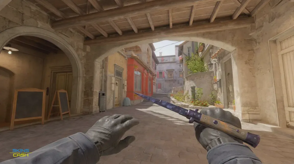 ★ Stiletto Knife | Doppler Black Pearl CS2 skin