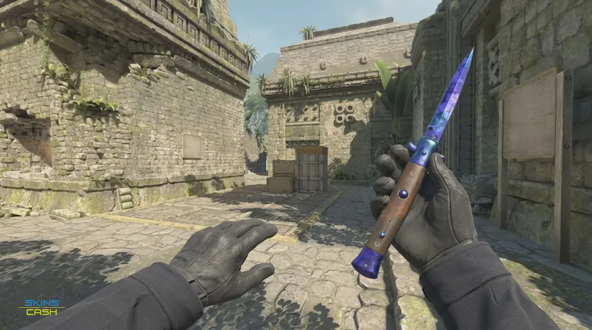 ★ Stiletto Knife | Doppler Sapphire CS2 skin
