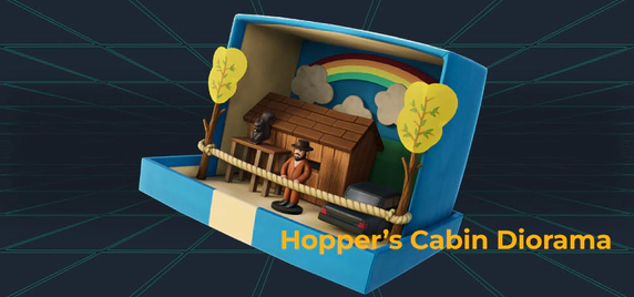 Hopper’s Cabin Diorama