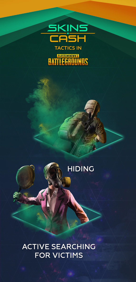 hiding vs searching tactics