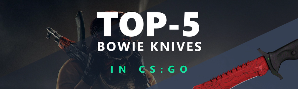 Top-5 Bowie Knives in CS: GO
