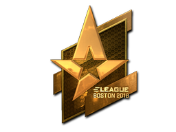 Sticker | Astralis (Gold) | Boston 2018 image