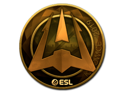 Sticker | Avangar (Gold) | Katowice 2019 image