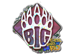 Sticker | BIG (Glitter) | Rio 2022 image