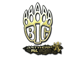 Sticker | BIG (Gold) | Antwerp 2022 image