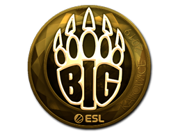 Sticker | BIG (Gold) | Katowice 2019 image