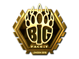 Sticker | BIG (Gold) | London 2018 image